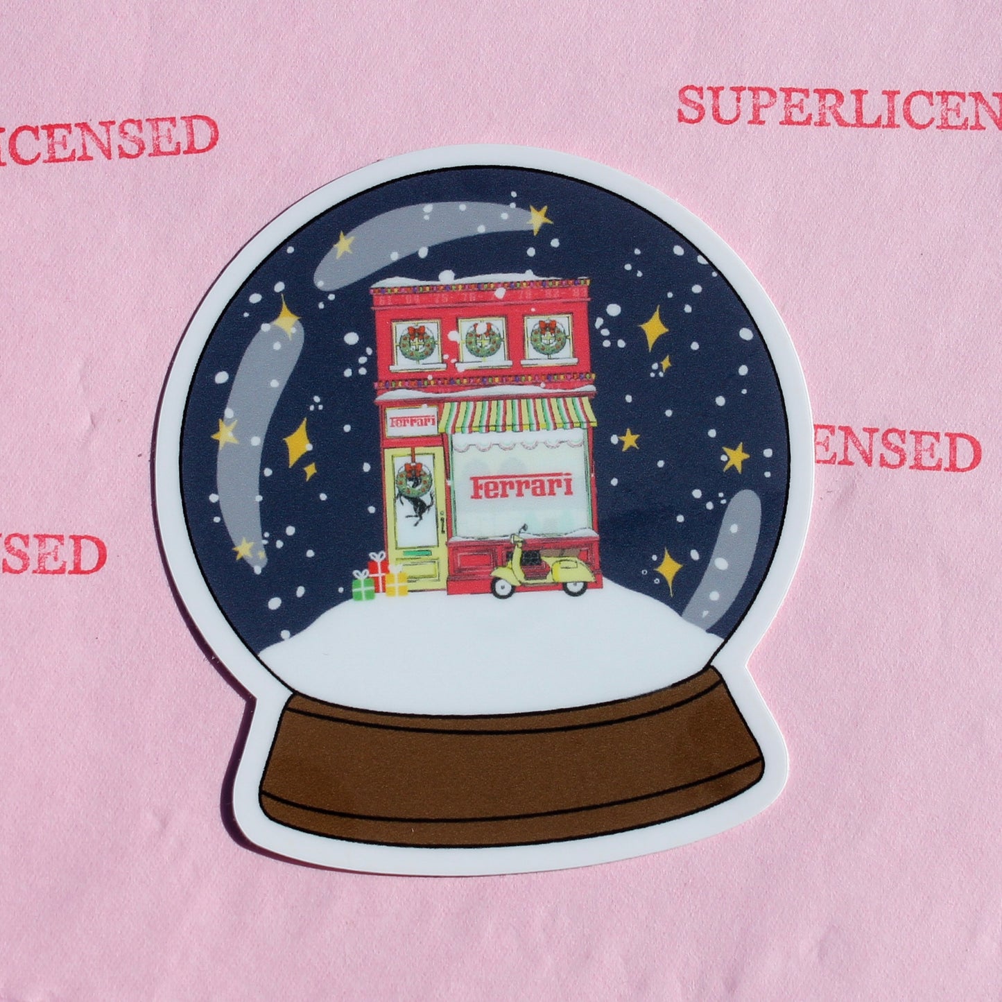 PRANCING HORSE SNOW GLOBE