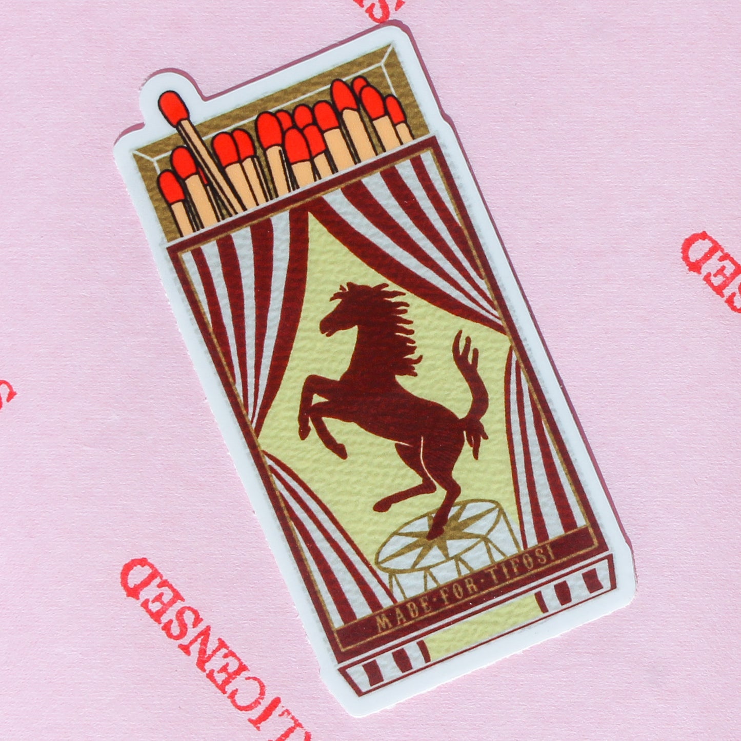 PRANCING HORSE MATCHBOX