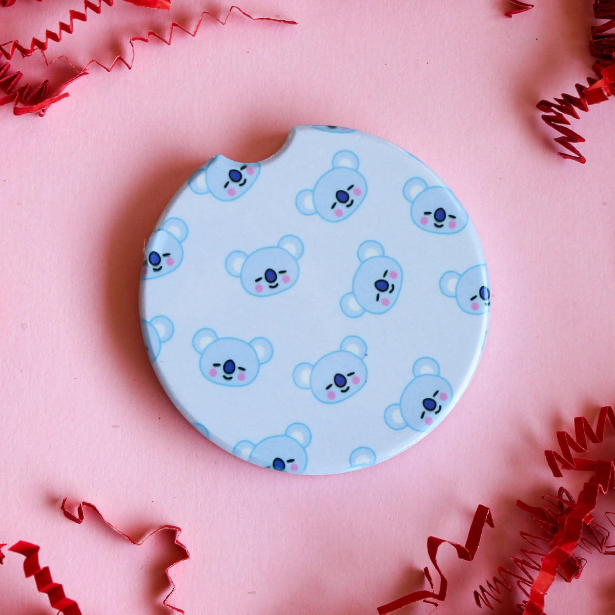 BT21 SOLOS CAR COASTERS