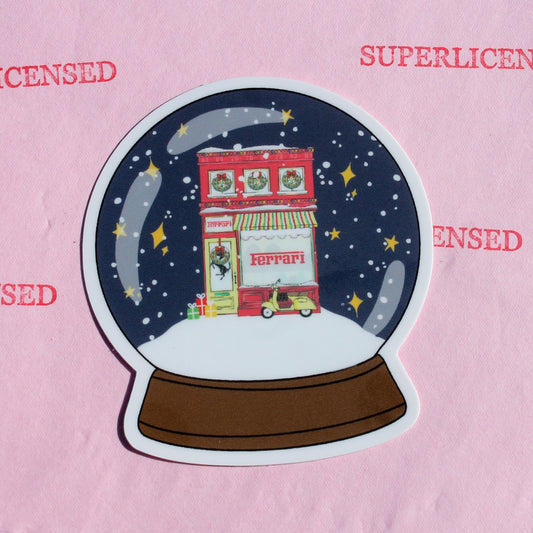 PRANCING HORSE SNOW GLOBE
