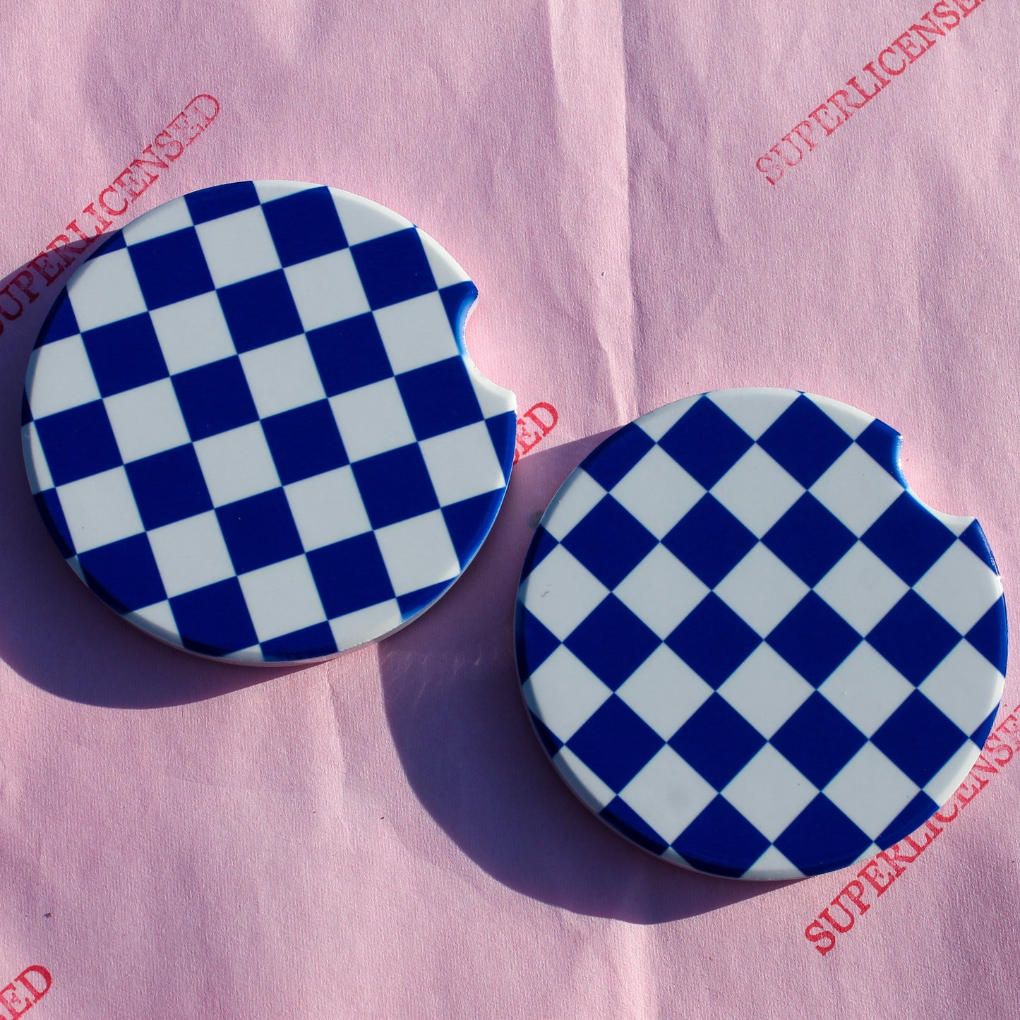 CHECKERED COASTERS