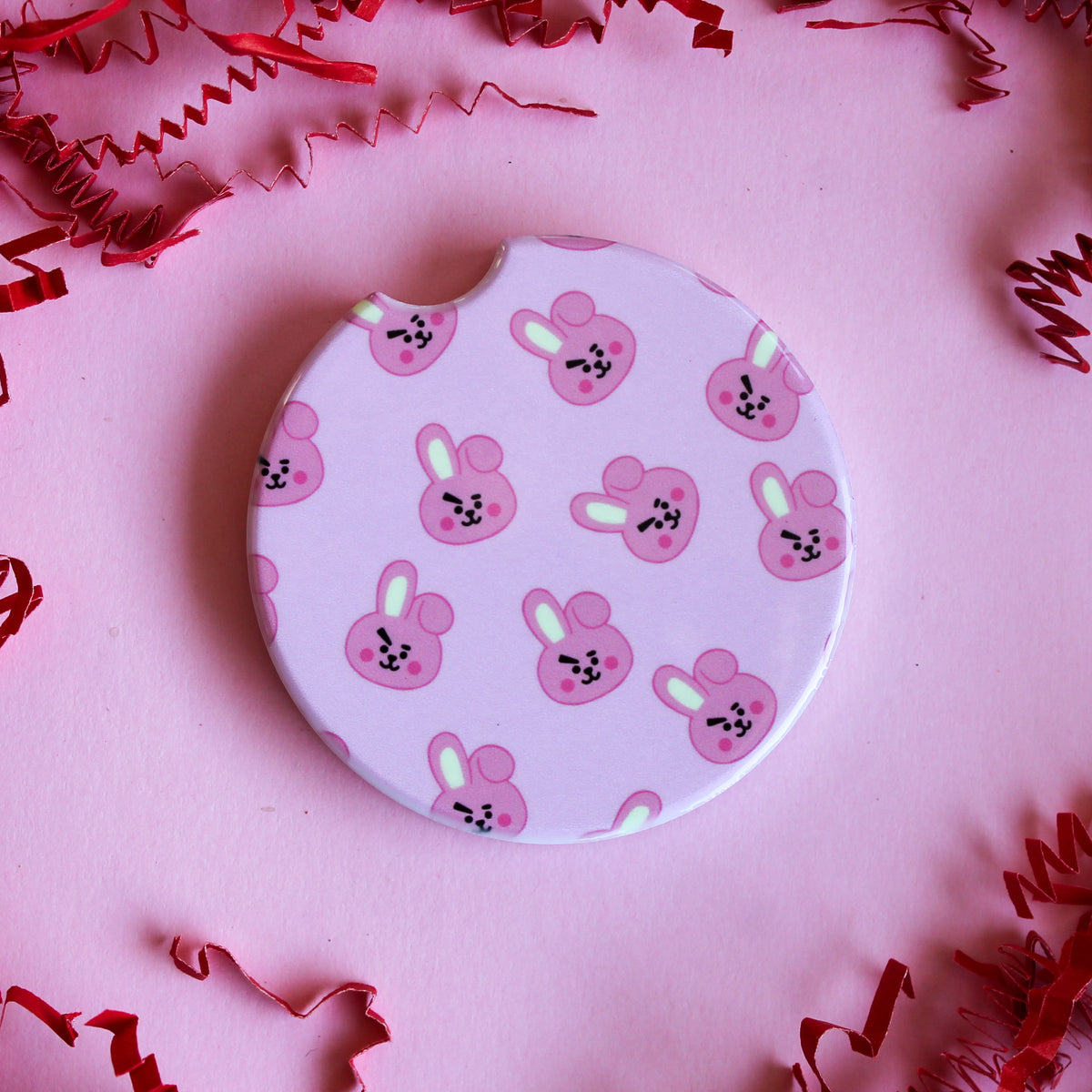 BT21 SOLOS CAR COASTERS
