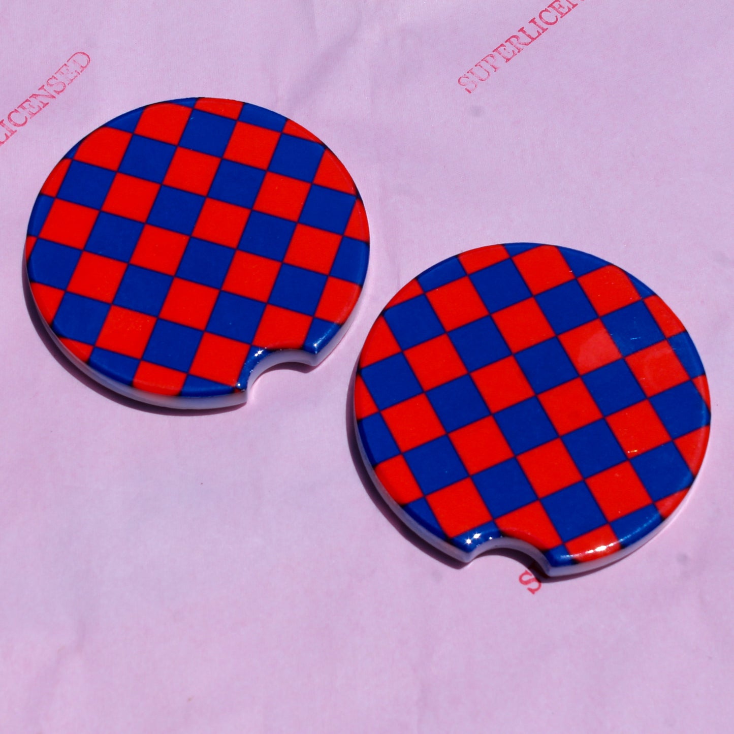 CHECKERED COASTERS