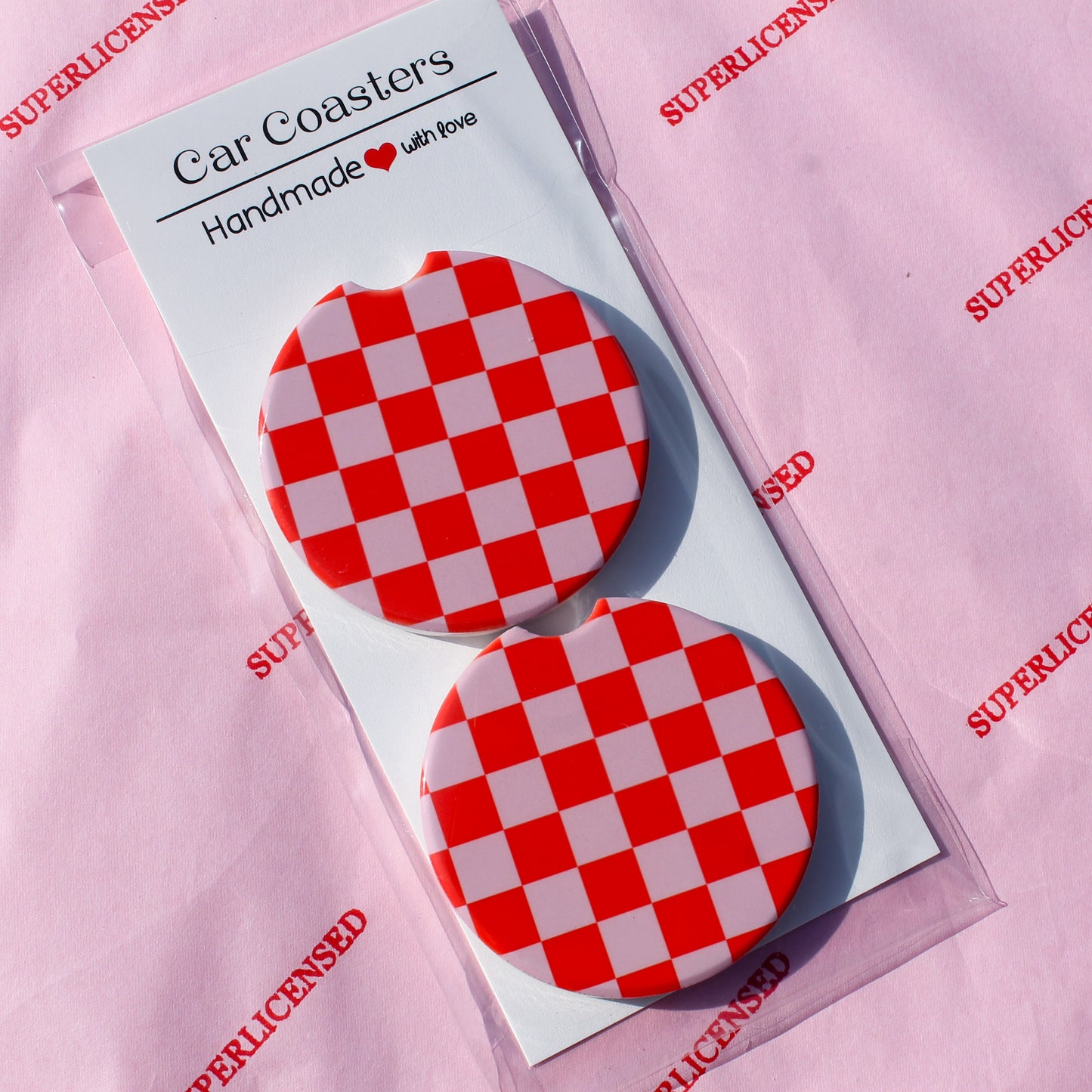 CHECKERED COASTERS