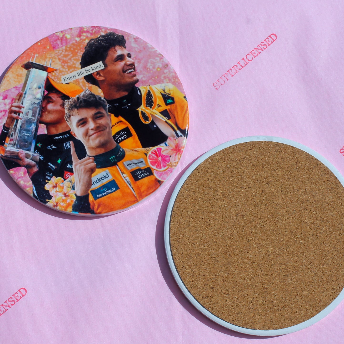 ENJOY LIFE BE KIND COASTERS